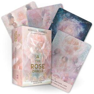The Rose Oracle 44 Card Deck And Guidebook Rebecca Campbell Pink Metaphysical *m